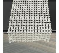 Elegant Comfort Runner da tavolo, sciarpa da comò, decorazione da tavolo ricamata, per interni o esterni, elegante tavolo all'uncinetto, runner da tavolo per cucina e sala da pranzo, 40 x 183 cm, ecrù