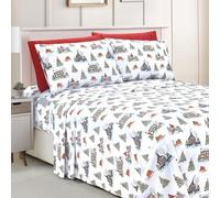 Elegant Comfort Set di biancheria da letto lussuose e morbide, in microfibra, qualità egiziana, 1500 fili, in microfibra, non si piega e non scolorisce, set di biancheria da letto (6 pezzi), per letto