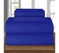 Elegant Comfort Set di biancheria da letto, tasca profonda fino a 40,6 cm, in microfibra, blu reale, completo