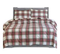 Elegant Comfort Set di lenzuola in 100% flanella di cotone turco, morbide, 4 pezzi, lenzuolo con angoli profondi, ultra morbide, calde e anti-pelucchi, per letto matrimoniale Cali, per letto king,