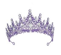 Elegant Crown Headband for Women Birthday Decorations and Wandern, Herren Kleidung (Light Blue, One Size)