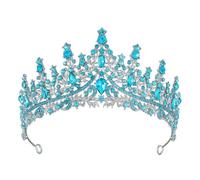 Elegant Crown Headband for Women Birthday Decorations and Wandern, Herren Kleidung (White, One Size)