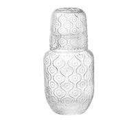 Elegant Drink Pitcher, Compact Carafe Set, Glass Water with Matching Cup, Lightweight Serving Container Set, Kitchen Pitcher with Modern Style, Dining Accessory for Daily Use