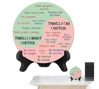 Elegant Feelings Wheel Decor, Calm Emotions Chart, Calm Emotions Wheel, Elegant Feelings Wheel Chart, Decorative Emotions Wheel For Study Room, Bedroom, Living Room, Work Area Decor