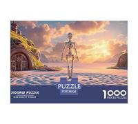 Elegant Female Robot 1000 Pezzi Cartoncino Premium Puzzle Steampunk Robot Sfida Unica Gioco Creativo Puzzle Per Bambini 38x26cm/1000pcs
