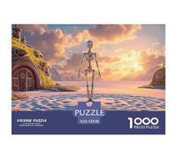 Elegant Female Robot 1000 Pezzi Cartone Robusto Puzzle Steampunk Robot Sfida Unica Gioco Creativo Puzzle Decorazioni Per La Casa 52x38cm/1000pcs