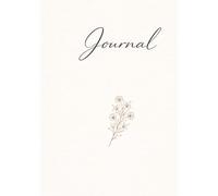 Elegant Floral Journal: 100-Page Minimalist Lined Notebook for Writing and Reflection