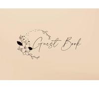 Elegant Guest Book: Paperback with 100 Lined Pages for Events, Rentals, Receptions, and Special Moments