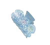Elegant Hair Ornaments Combining Conch Sea Star Motifs with Comfortable Slip-Resistant Grip Gradated Blue Hair Claw Clip