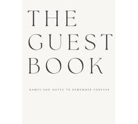 Elegant Hardcover Guest Book - 8.25 x 11: Keepsake for Weddings, Baby Showers & Special Occasions