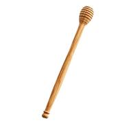 Elegant Honeys - Bastone di miscelazione in legno robusto e naturale, adatto per cucina e servizio bevande, cucchiaio in legno