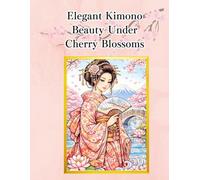 Elegant Kimono Beauty Under Cherry Blossoms