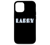 Elegant Larry Vintage Art Deco Light Blue / Lavender Font Custodia per iPhone 12/12 Pro