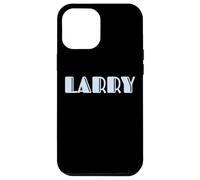 Elegant Larry Vintage Art Deco Light Blue / Lavender Font Custodia per iPhone 12 Pro Max