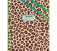 Elegant Leopard Print Composition Notebook: College Ruled - wide lined - 110 Pages - 7,5x9,25 - back to school collection: Classic elegant cover, wild in the back leopard composition book college ruled for School, gift for Men, boys, girls & women