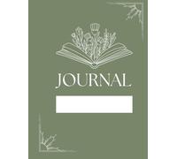 Elegant & Minimalist Journal: Sage Green Aesthetic Line Art Notebook with 150 Lined Pages