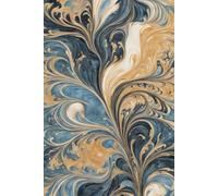 Elegant Motion: A Marbleized Journal: A Stunning 6x9 Notebook with 200 Lined Pages for Creativity, Reflection, and Inspiration