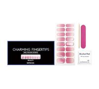 Elegant Nail Strips - Adhesive Decals for Styling | Soft Long Lasting Material with Gloss Finish, Easy Application Stickers, Lightweight Design, Salon Quality Shine, Perfect for Women