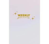 Elegant Pearl Pink Weekly Planner - One-Year Undated | 7x10 Inch: 52 Weeks of Self-Love & Motivational Affirmations, Weekly Wins, Notes & Reminders