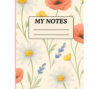 Elegant Poppy Notebook: A Beautifully Designed Ruled Journal with Watercolor Red Poppy Accent - 100 Lined Pages for Notes, Ideas & Reflections