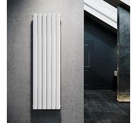 ELEGANT Radiatore di design piatto, 1600 x 462 mm, bianco, per bagno, verticale, a doppio strato
