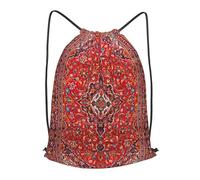Elegant Retro Modern Vintage Persian Outdoor Leisure Drawstring Backpack, Lightweight Waterproof Sports Bag For Men & Women