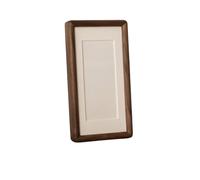 Elegant Solid Wood Photo Frame in Walnut Finish - Perfect for Home Decor