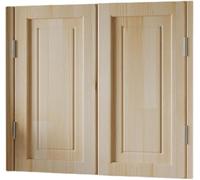 Elegant Solid Wood Swinging Cafe Doors with Premium Metal Hinges - Ideal for Kitchen, Bar, Pub, and Hallway Entrances(Wood,90x100cm)