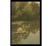 Elegant Swan Notebook | 6x9 | 100 Pages: Vintage Nature Journal with Classic Artwork Cover