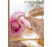 Elegant Teacup Cornell Notes Notebook: 8.5 x 11 120 pages
