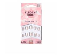 Elegant Touch – Unghie finte Natural French Petite Bare con colla