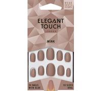 Elegant Touch Mink - Unghie Finte con Colla Oval 24pz