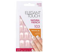 ELEGANT TOUCH NATURAL FRENCH MEDIUM PINK GLUE ON 103