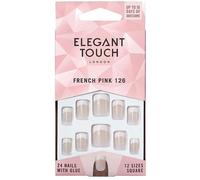 Elegante tocco naturale francese unghie 126 corto