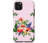 Elegant Watercolor Floral Bouquet Design with Vibrant Flower Custodia per iPhone 11 Pro Max