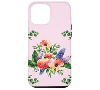 Elegant Watercolor Floral Bouquet Design with Vibrant Flower Custodia per iPhone 12 Pro Max