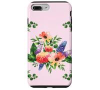 Elegant Watercolor Floral Bouquet Design with Vibrant Flower Custodia per iPhone 7 Plus/8 Plus