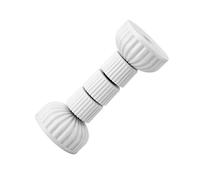 Elegant White Plastic Bed Headboard Stabilizers Provide Firm Support Accessory For Use On Tile Or Wood Flooring Floor Protective Pad