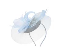 Elegant Women's Fascinator Hat for Wedding & Tea Party - Mesh Headband