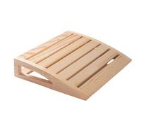 Elegant Wooden Sauna Headrest: Comfort & Style for Your Relaxation Experience