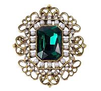 Elegante Abbigliamento di Fissaggio Accessorio di Modo Abbigliamento Gioielli Spilla Vintage Spilla Cristallo Risvolto Pin Donna Ragazze Moda Tornante, White, come descritto