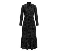 Elegante Abito da Donna a Pois a Maniche Lunghe, Aderente e con Scollo roto | Modelli Abiti Da Cerimonia Sirena Rosa Bianchi Zucchero Taglio Satinato Bridal Sogno Sangallo Sempre Tasche