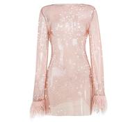 Elegante Abito da Sera Lungo con Scollo a V Laterale per l'aspetto Esclusivo della Discoteca