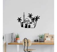 Elegante accessorio decorativo da parete in metallo, 48 x 70 cm, 100% metallo, spessore 1,5 mm, perfetto per decorazioni moderne per la casa e arte da parete unica