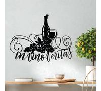 Elegante accessorio decorativo da parete in metallo, 56 x 42 cm, 100% metallo, spessore 1,5 mm, design leggero ed elegante per la decorazione della casa