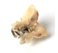 Elegante accessorio per capelli a farfalla, marrone nebbia chiaro, design delicato, articolo alla moda e alla moda, perfetto per look quotidiani, disponibile in diversi colori.