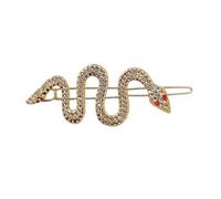 Elegante accessorio per capelli a forma di serpente con strass per donne alla moda, riunioni formali, uso quotidiano