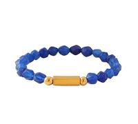 Elegante accessorio perline pietra texture gioielli da polso alla moda adatto per migliorare la forza di volontà braccialetto moderno, Misura unica, come descritto