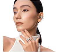 Elegante adattatore auricolare girevole per Huawei per freeclip nero argento oro