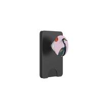 Elegante Airone Blu Sole Rosso Tradizionale Uccello Natura Ar PopSockets PopWallet per MagSafe